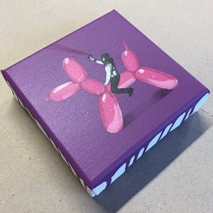 Image of "Plain Art Rodeo" 1/1 Mini Canvas (purple)