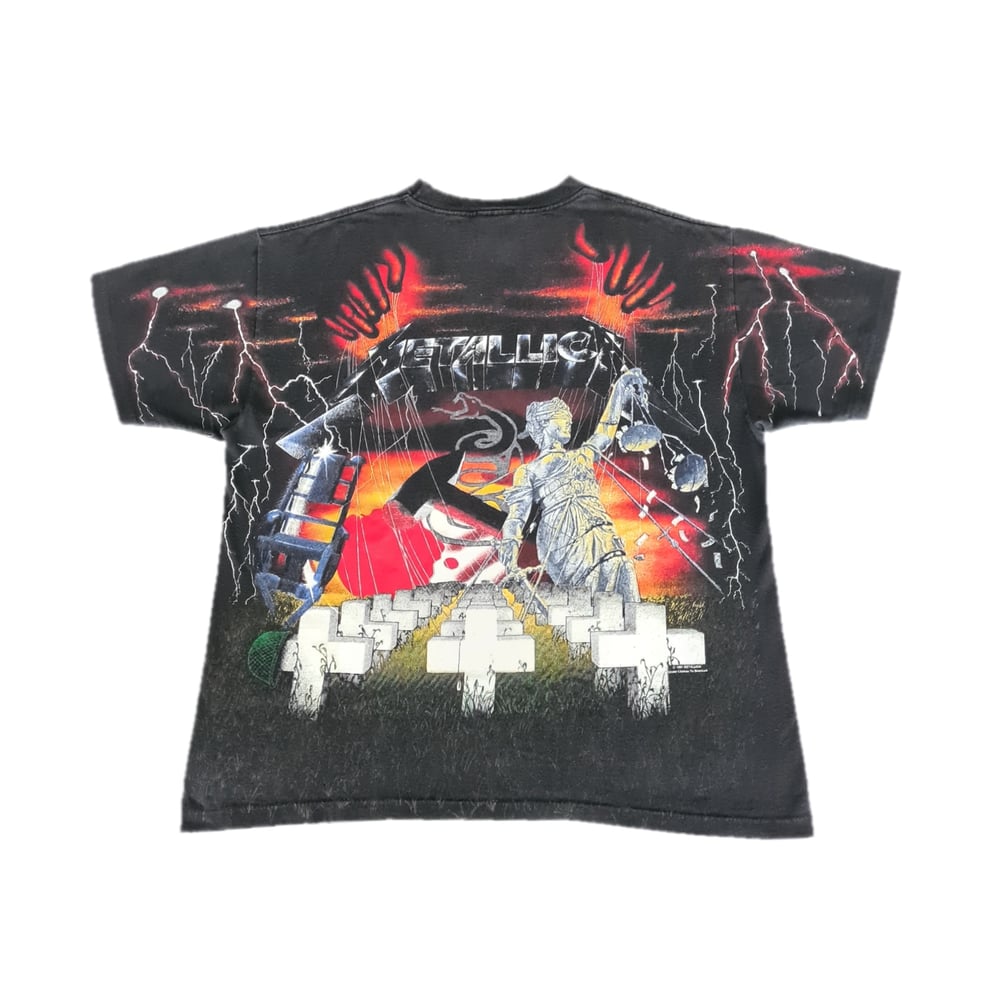 *Rare* Metallica 1991 Allover Print T-Shirt