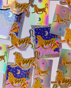 Image of Happy Tiger Stickers pack