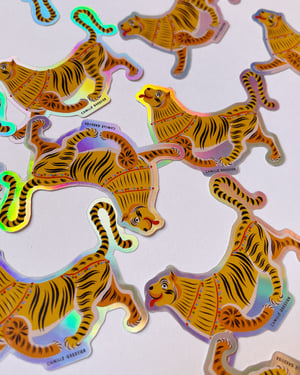 Image of Happy Tiger Stickers pack