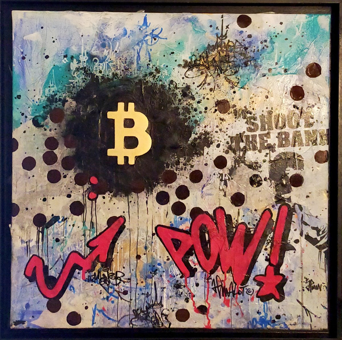 Image of Dot, dot, dot and Bitcoin X SHOOT THE BANK 
