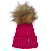 Fuchsia Faux Fur Pomskii
