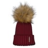 Burgundy Faux Fur Pomskii