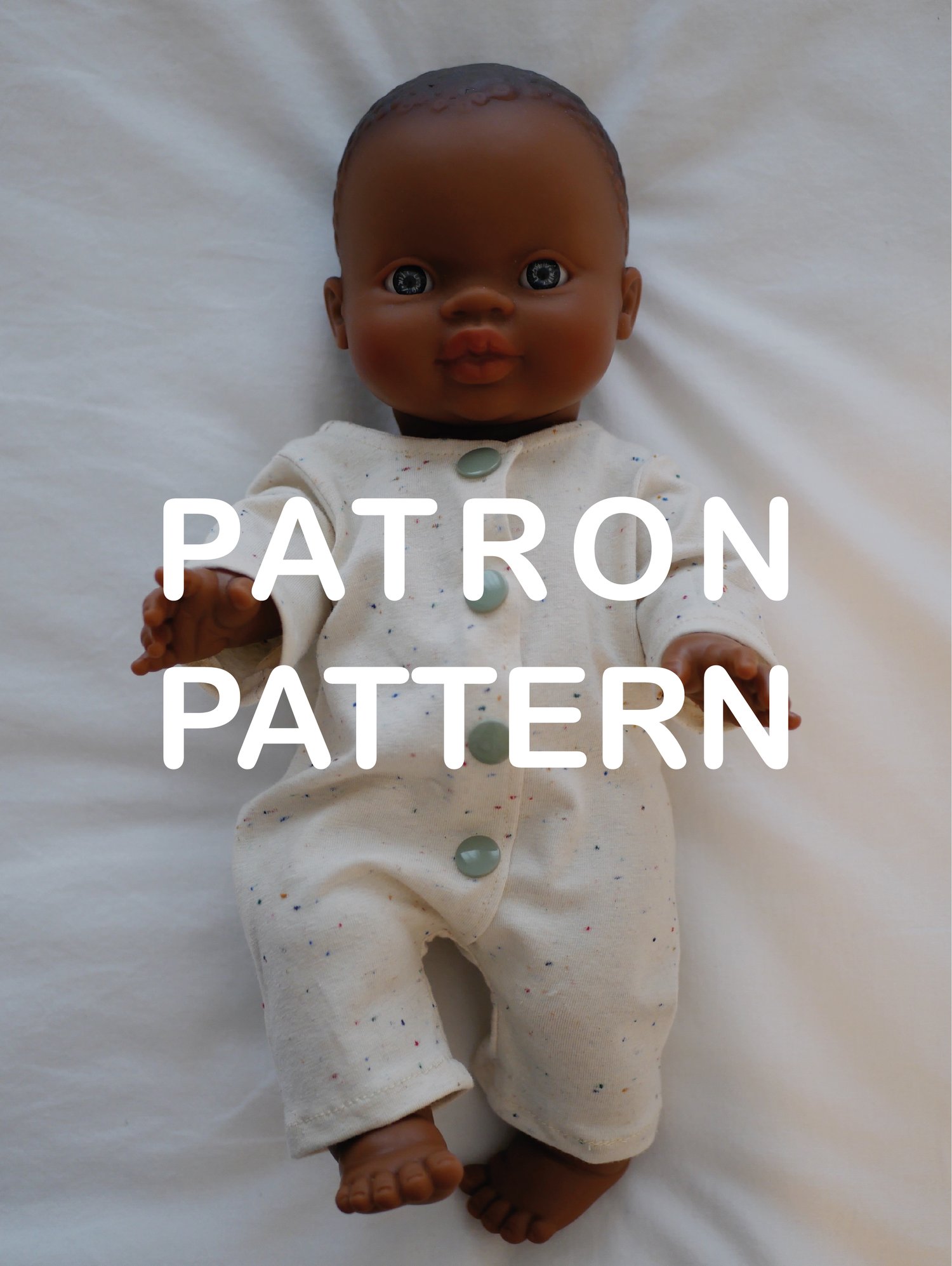 Image of PATRON COMBI pour poupée / JUMPSUIT PATTERN for doll