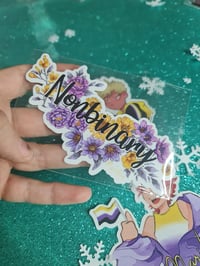 Image 4 of lgbtq sticker set nonbinary