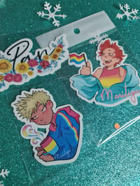 Image 1 of Pansexual sticker set - Lesbian