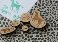 Image 1 of Snowy River Rubber Stamp Set