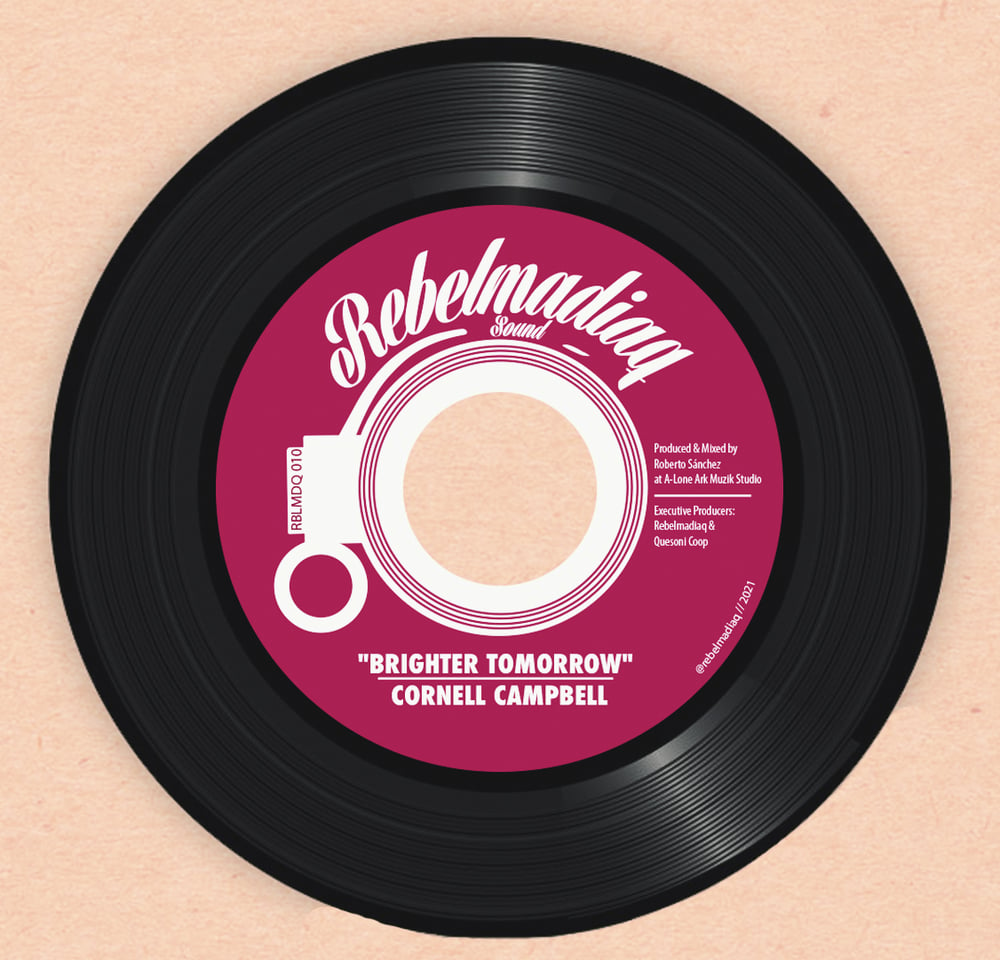 CORNELL CAMPBELL - "BRIGHTER TOMORROW" . Vinyl 7"