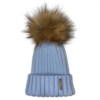 Powder Blue Faux Fur Pomskii