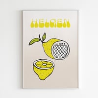 Helgen - Zitronenverstärker Print von Melf Petersen 