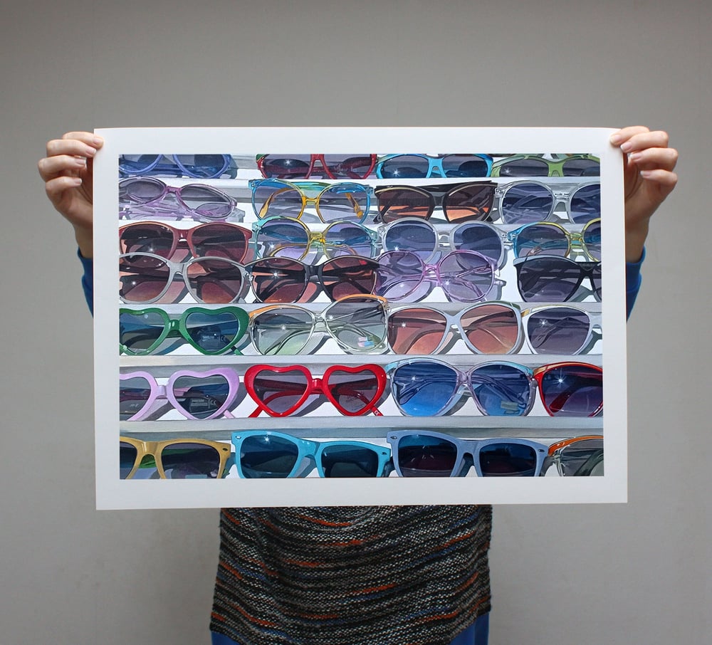 Image of 'Sunglasses' - Limited Edition Print - 65cm x 47.5cm