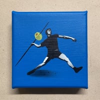 Image 1 of "Martini Hunter" 1/1 Mini Canvas (royal blue)