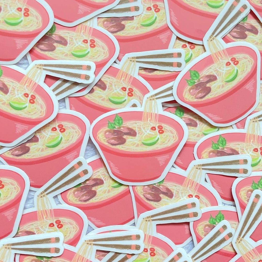 Image of Pho clear sticker