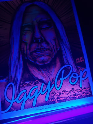 Iggy Pop Gig Poster