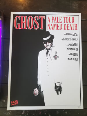 Ghost Gig Poster Fillmore Miami