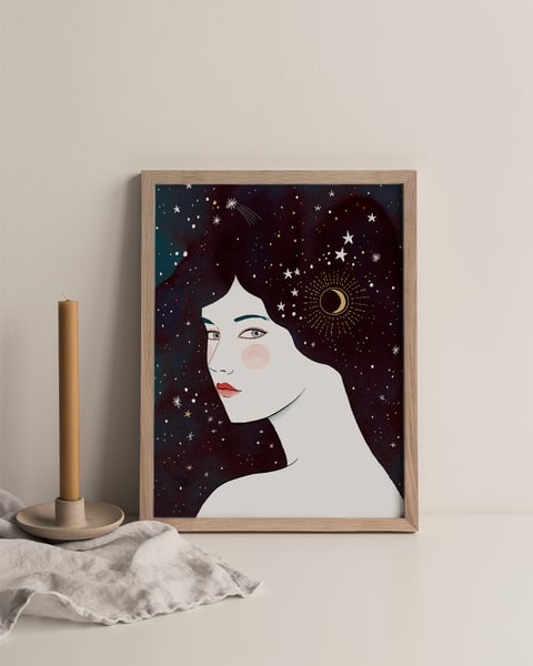 Image of Lámina NOCTURNA  🌙 A4 y A3