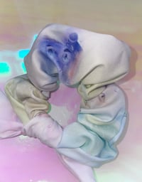 Image 1 of Violet Ghost Girl Scrunchie 