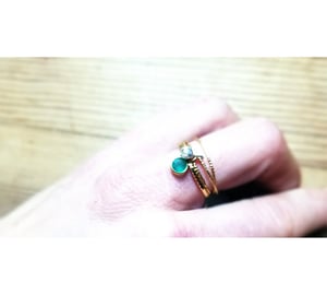 Image of  Clandestine - Bagues Onyx vert