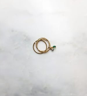 Image of  Clandestine - Bagues Onyx vert