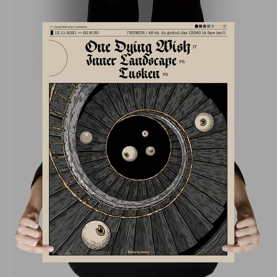 Image of Rolling Eyes Gig Poster