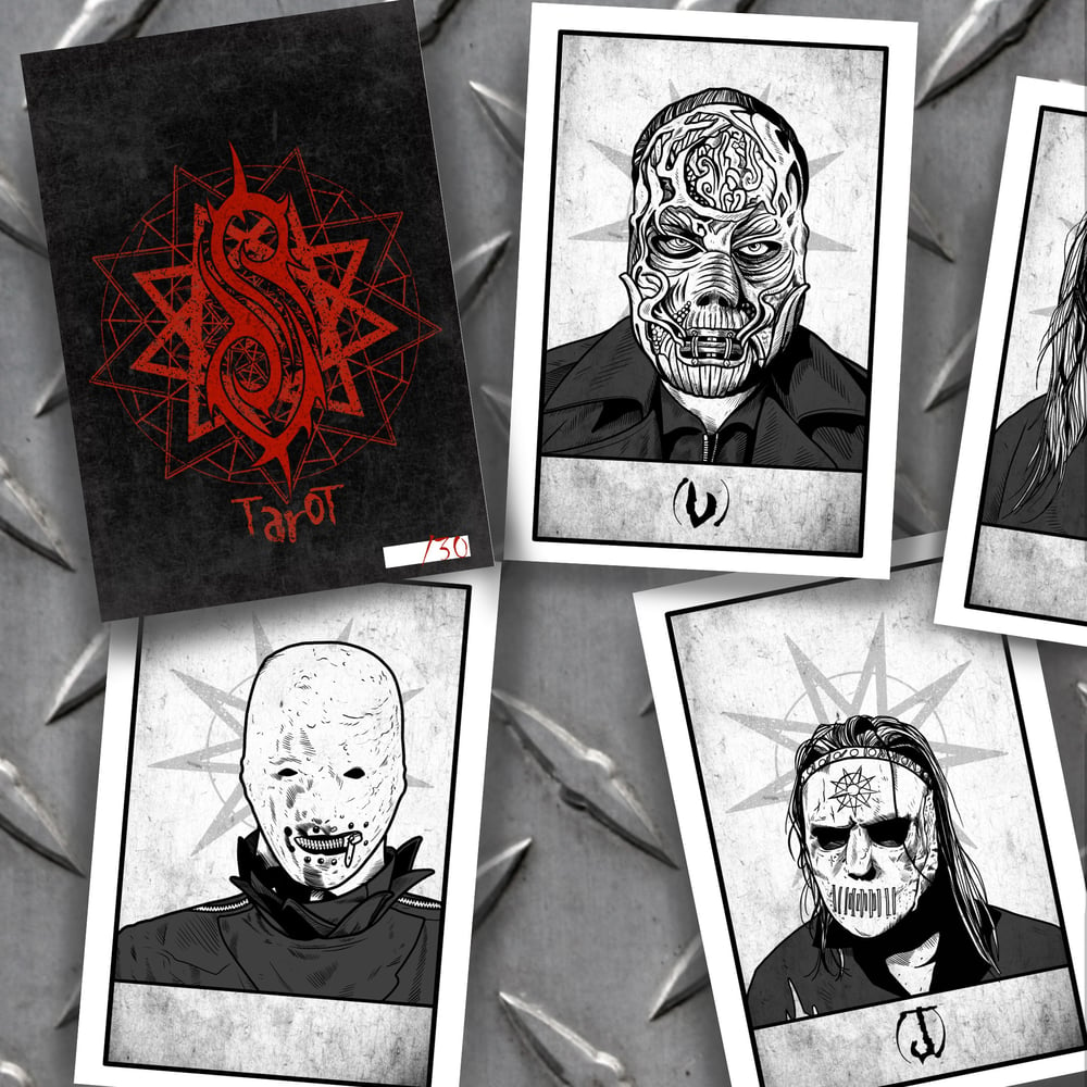 Slipknot inspired Tarot set 13 cards