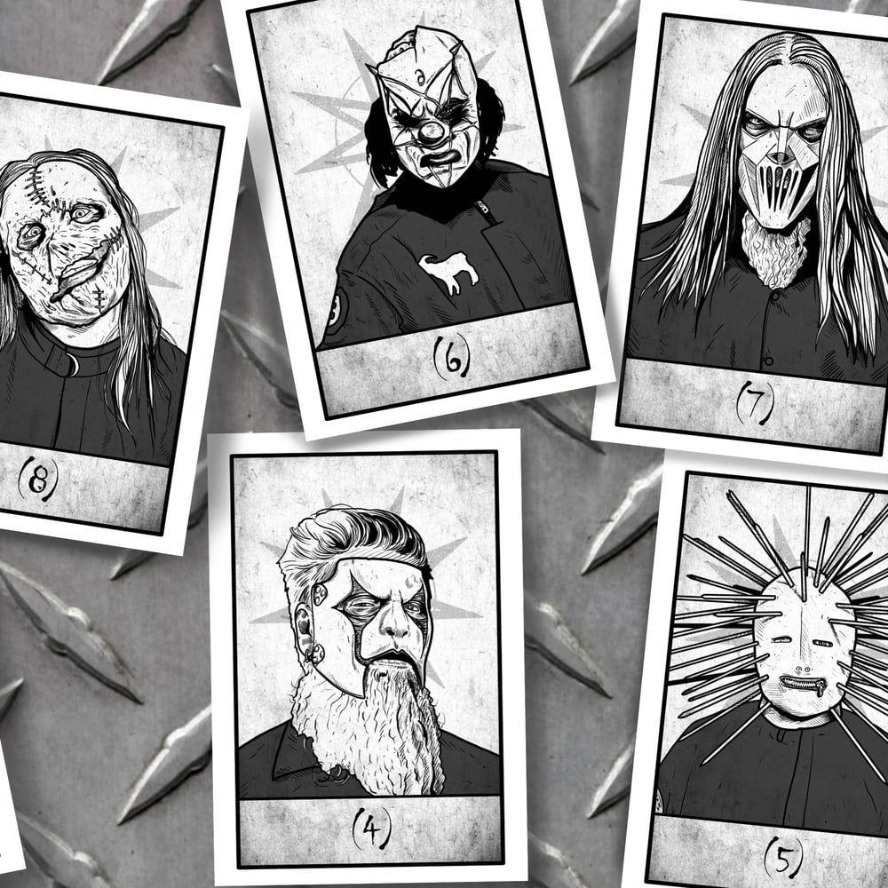 Slipknot inspired Tarot set 13 cards