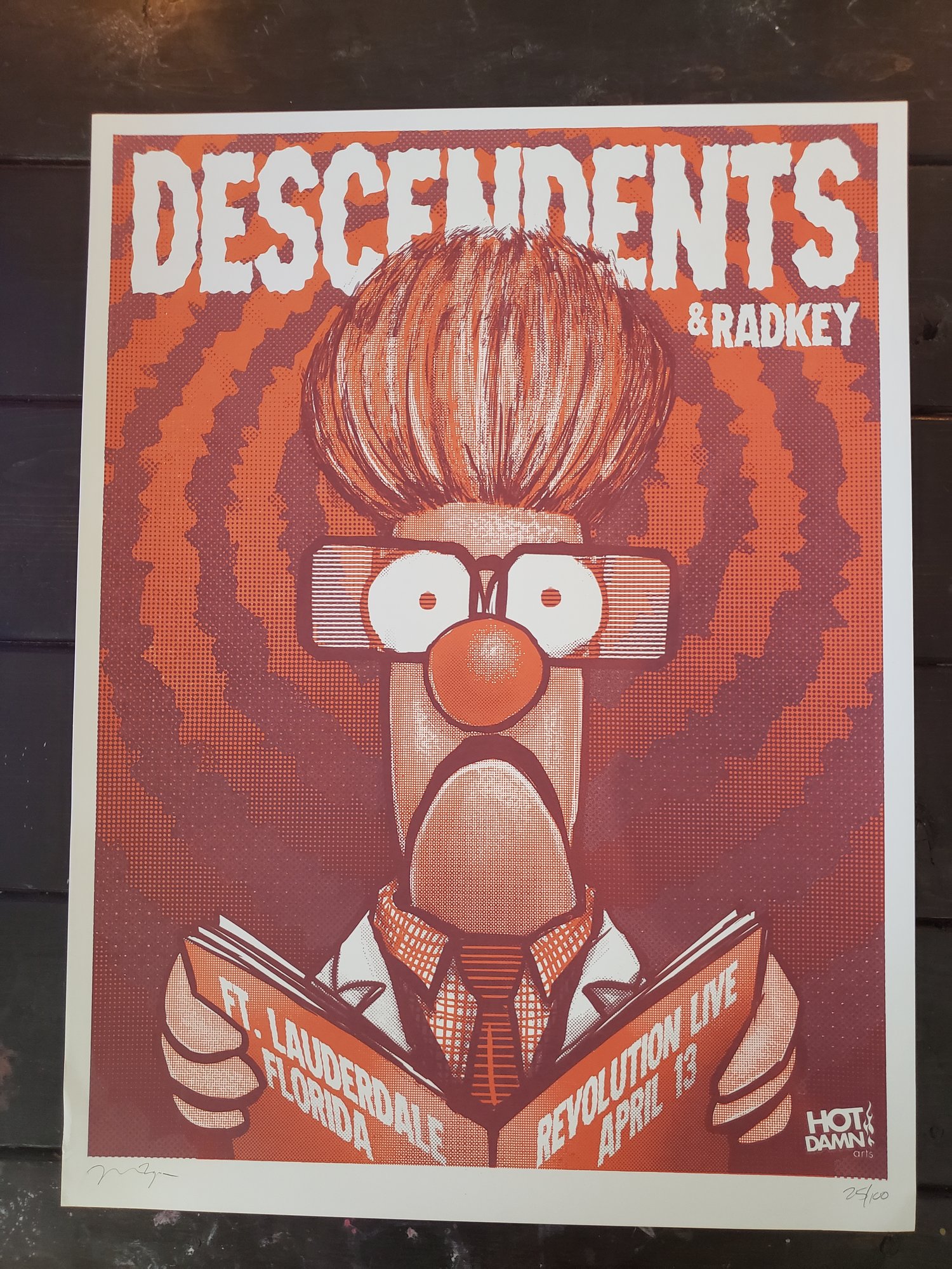 Descendents Gig Poster Fort Lauderdale