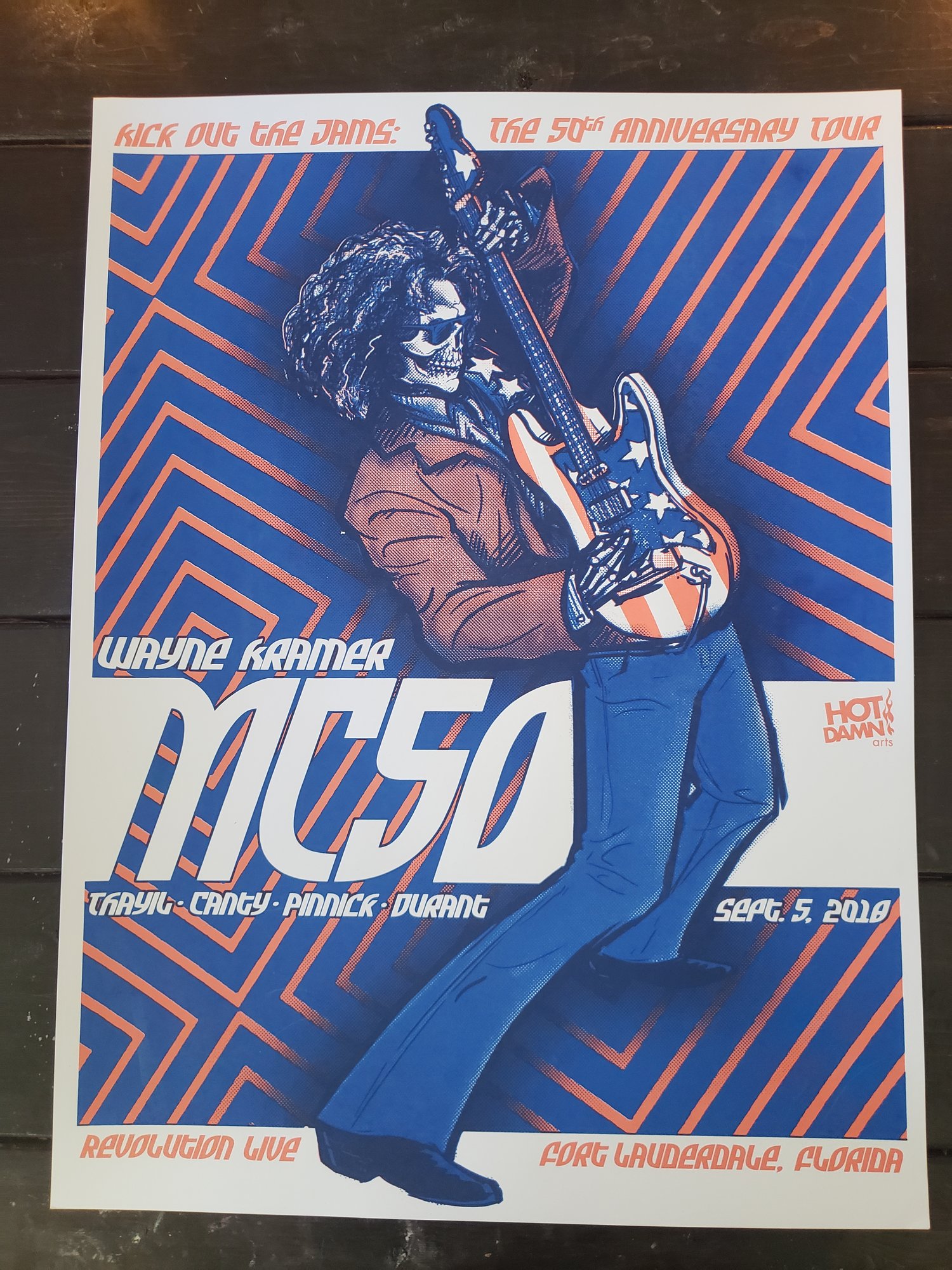MC50 Gig Poster 2018 Fort Lauderdale 