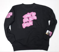 “THANK YOU FOR BEING PATIENT”  BLK & PK Crewneck
