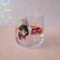 Image 1 of Sailor Moon Vintage Glass Cup (Sailor Mars)