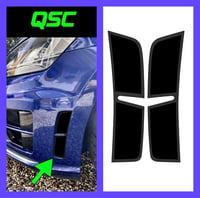 X2 Mk7 Golf R Front Vent decal sticker - 3D effect- 