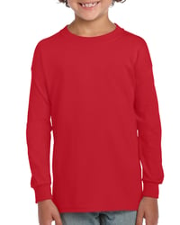 Image 2 of YOUTH S-XL HS Athletics Dream  2400B Gildan Red long sleeve tee