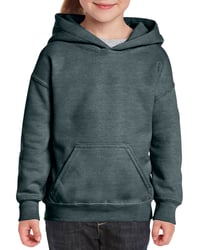 Image 2 of YOUTH Med-large HS Mallards  Gildan® 18500B  Hooded Sweatshirt  Dark Heather  