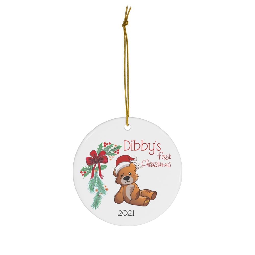 "Dibby's First Christmas 2021" Ornament