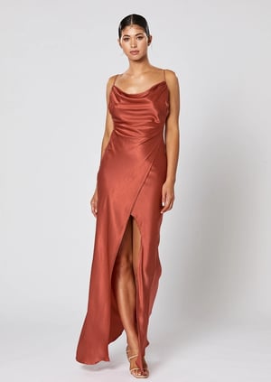 Image of ETOILE dress in Copper by Winona Australia. 