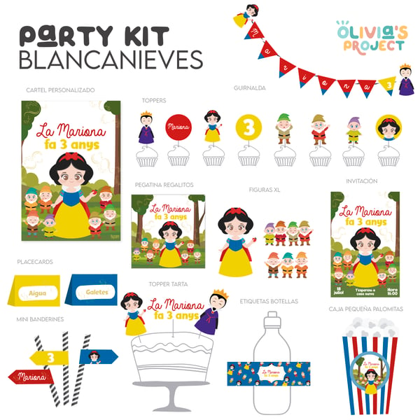Image of Party Kit Blancanieves