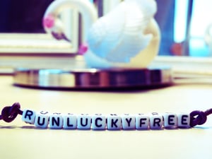 Image of Handmade 'Run Lucky Free' Bracelets