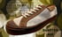 VEGANCRAFT vintage lo top natural and camel canvas sneaker shoes made in Slovakia  Image 4