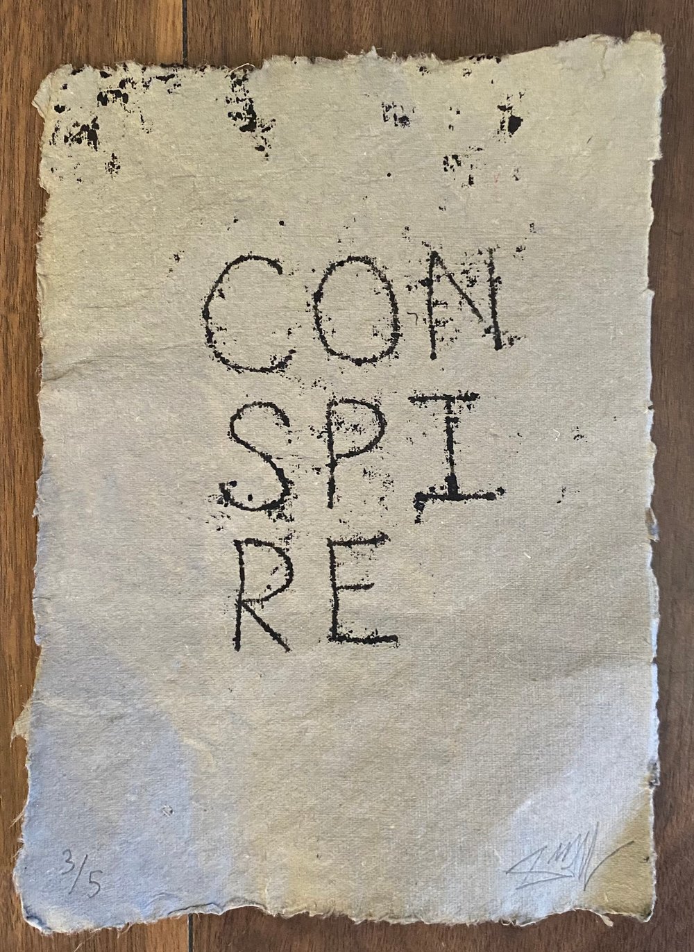 Image of CONSPIRE Monoprint 