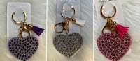 Image 2 of Heart Rhinestone Key Chain 