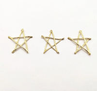 Pendentifs Or 24K étoiles (han