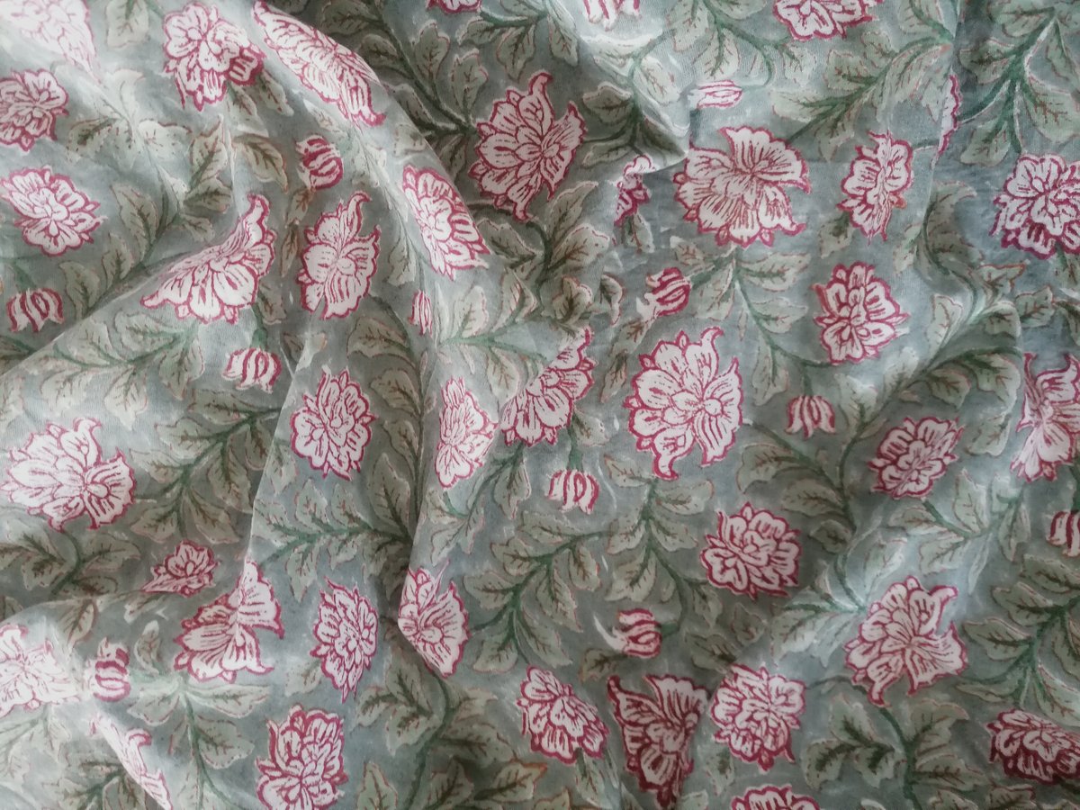 Image of Namasté fabric rosiers 