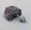 Amethyst Gem Knob #3