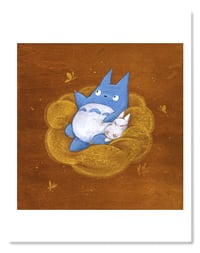 Totoro's Golden Dream 11 x 14" Limited Print