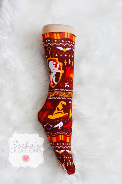 Image of Women's Gryffindor Knee Socks