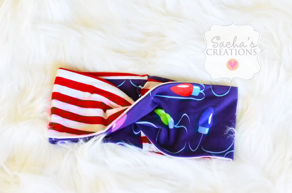 Image of Holiday Lights Twisted Headband
