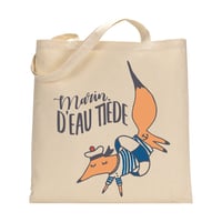 Totebag Renard Marin D'eau Tiède