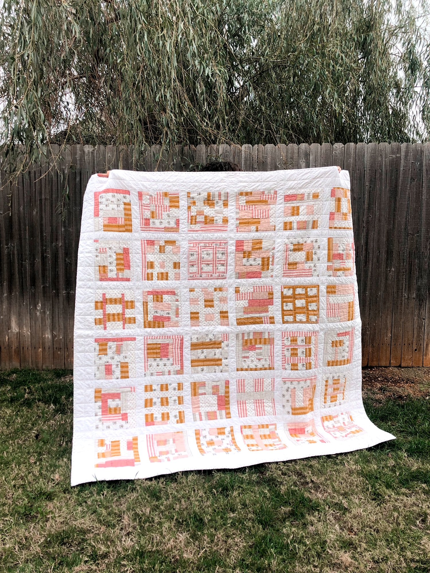 Image of Drawn Together Patchwork Quilt 