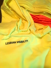 Lesbian Visibility Hoodie (Yellow)