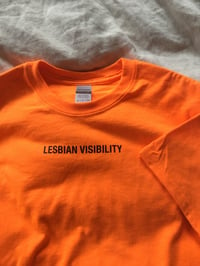 Lesbian Visibility Tee (Orange)